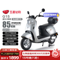 五星钻豹 G15长续航电动车60V20AH铅酸电动摩托车