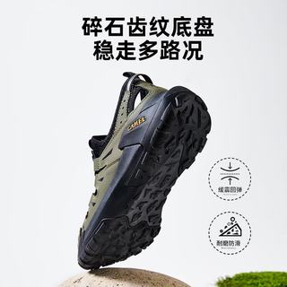 骆驼 凉鞋男 夏季透气户外软底防滑包头涉水溯溪休闲沙滩凉鞋