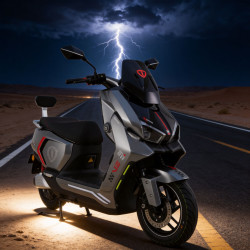 台铃 电动摩托车王者MAX涮3000W高端智能大动力伯爵灰