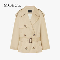 MO&Co. 女士短款风衣 MBD1TRC004-282888