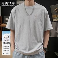 马克华菲 男士纯棉短袖T恤 2026