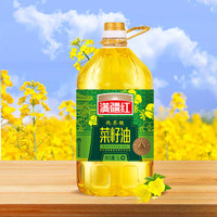 满疆红 食用油 低芥酸菜籽油 5L 1桶