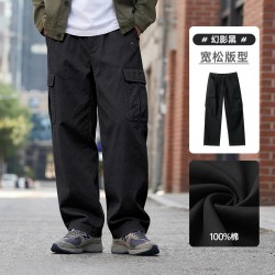骆驼 男士复古工装裤 M16CAWI063