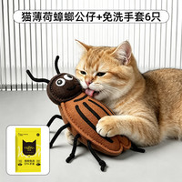 牧灵 猫薄荷蟑螂公仔 磨牙解闷逗猫玩具 幼猫小猫用品
