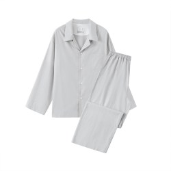 無印良品 MUJI 男式长袖睡衣套装 FB18CC6S