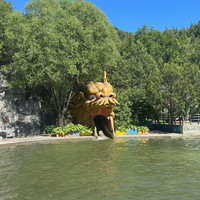 十渡聚龙湾 一票通（门票+高山漂流+高空玻璃栈道+八仙山体溶洞+飞天魔毯+9D影院VR+哈雷摩托+真人CS）