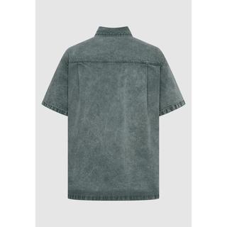 URBAN REVIVO UUY850015 口袋短袖休闲衬衫