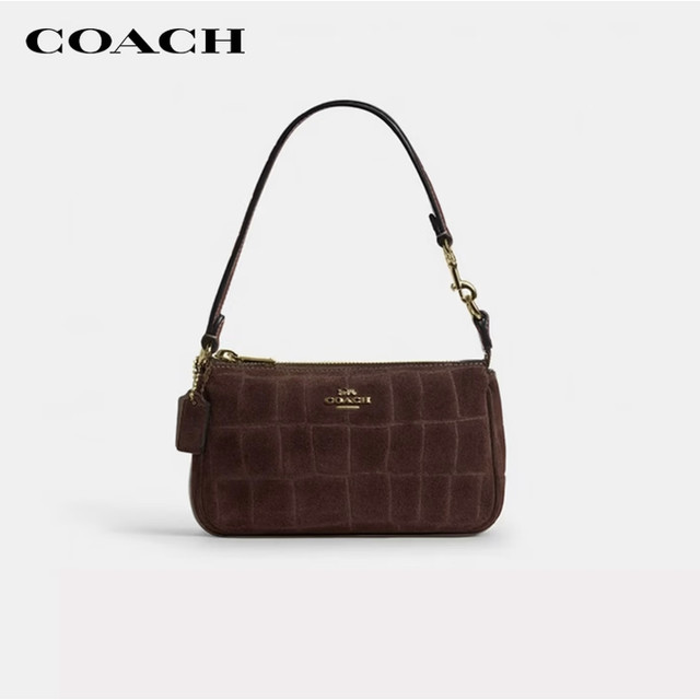 COACH 女士手提包 IM/复古枫树棕色