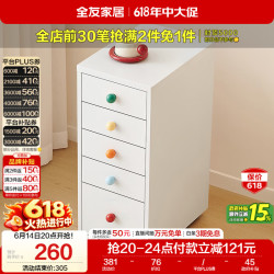 全友 家居 现代简约抽屉式斗柜卧室客厅家用收纳储物置物柜多层柜子KS
