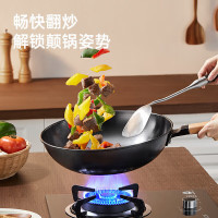 炊大皇 精铁锅熟 无涂层不粘锅 电磁炉燃气通用