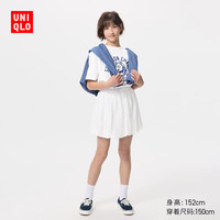 优衣库 女童针织迷你裙裤