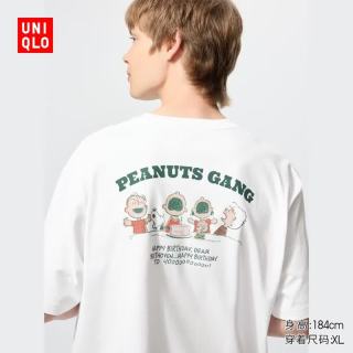 优衣库 PEANUTS UT短袖T恤 男款 白色 L
