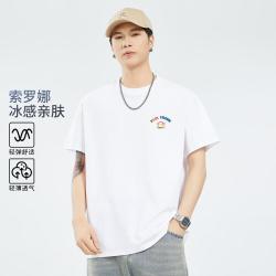大嘴猴 男士时尚百搭宽松休闲半袖