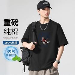 大嘴猴 男士时尚百搭美式潮牌宽松休闲圆领上衣