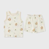 丽婴房 2026夏季新品 全棉卡通印花2件套