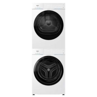 海尔 云溪4.0 Pro系列 XQG100-BLEG75DWU1+GA100-STQ75DWU1 双擎热泵式洗烘套装 10KG 冰雪白