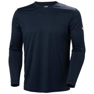 Helly-Hansen 男式 Hh Tech Crew Ls 2.0, 597 海军蓝