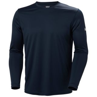 Helly-Hansen 男式 Hh Tech Crew Ls 2.0, 597 海军蓝