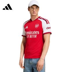 adidas 夏季阿森纳足球球迷版运动休闲短袖T恤JZ3168 三人团