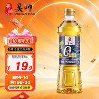 昊帅 冷榨特级亚麻籽油700ML宁夏原产家用食用油0反0黄曲霉素高亚麻酸