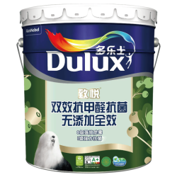 多乐士 致悦双效抗甲醛抗菌无添加全效乳胶漆 A712 18L
