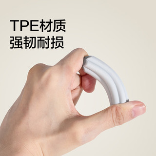 纽赛 NS783 笔形易握橡皮擦 白色 5块装