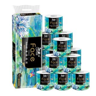 洁柔 卷纸Face油画加厚4层 200g*20卷