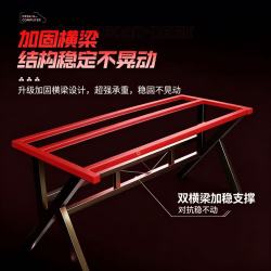 全品屋 电竞电脑桌 实木戟S3 双人机械臂台式书桌