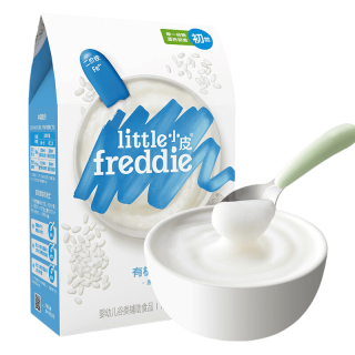 LittleFreddie Little Freddie）中欧双有机高铁低敏米粉婴儿宝宝营养辅食高铁原味有机大米粉