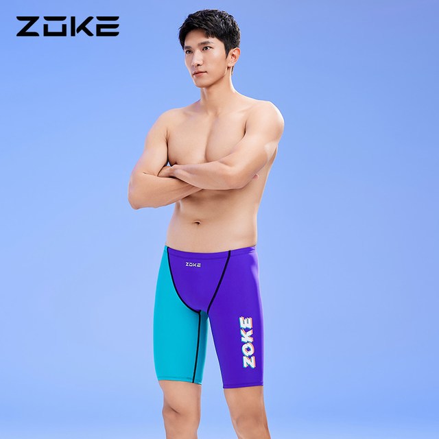 洲克 专业训练比赛竞速男士泳裤 124536884