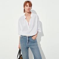 MO&Co. 衬衣意大利精工匹马棉泡泡袖女装