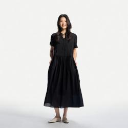 鄂尔多斯 ERDOS 26春夏新品休闲裙子桑蚕丝女士裙装