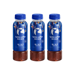 瑞幸即享咖啡 即饮瓶装咖啡饮料 柚C美式300ml*3瓶 果汁果咖入口清爽