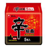 NONGSHIM/农心 辛拉面BLACK 120g*5袋 方便面