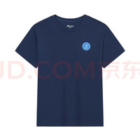 特步 男女童夏季100%纯棉透气 速干短袖任选