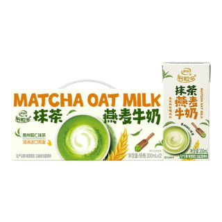 伊利 谷粒多抹茶燕麦乳饮料 200ml*12盒