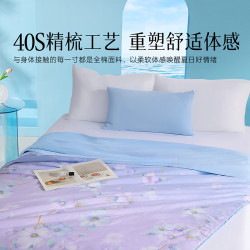 水星家纺 真五折！夏凉被纯棉被芯抗菌被子薄被子被芯 (阳光全棉+可机洗)