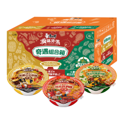 康师傅 方便面风味环游足球限定3口味116g*6碗全球泡面争霸拌面整箱装