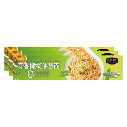 良工坊 蒜香橄榄油意面154g*3盒方便面速食儿童方便速食早餐