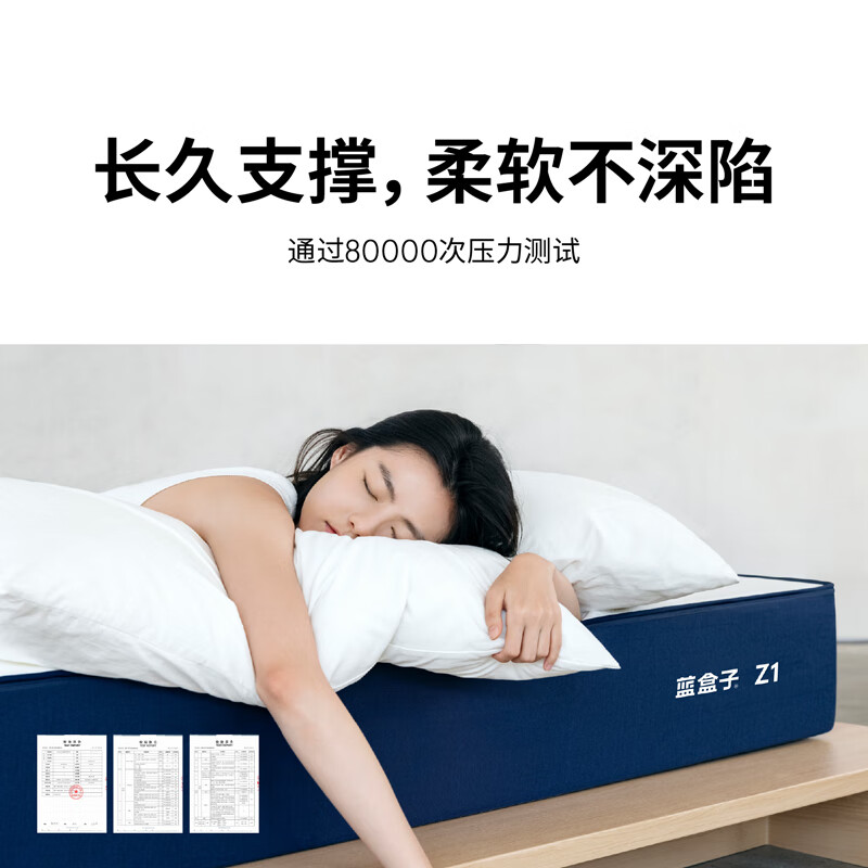 蓝盒子 Z1 记忆棉弹簧床垫 200x220cm
