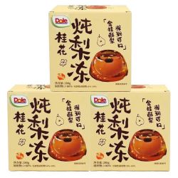 都乐 桂花炖梨冻罐头280g*3盒 即食罐头水果罐头