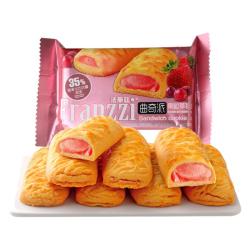 法丽兹 《11件起拍口味任选》夹心曲奇饼干休闲零食学生儿童麻辣牛肉饼干 约34g曲奇派果粒草莓味