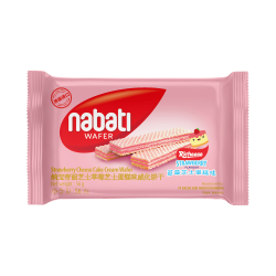 纳宝帝 草莓芝士蛋糕味威化饼干 56g