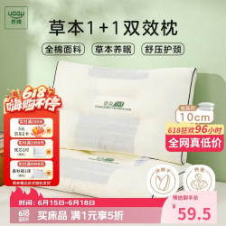 然牌 决明子枕头 荞麦枕颈椎枕芯成人专用软硬两用 单只装48x74cm