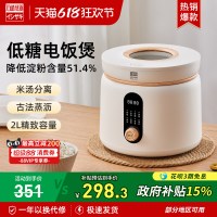 石崎成器 日本石崎成器低糖电饭煲迷你家用多功能米汤分离沥米饭电饭锅2升