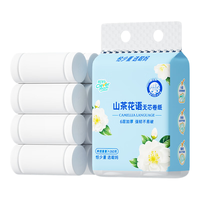 Clevermom/聪妈 山茶花系列6层加大加厚卷纸 130g/卷*2卷