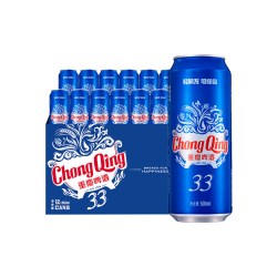 重庆啤酒 Carlsberg ChongQing 重庆啤酒 黄啤 500ml*12罐