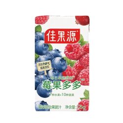 佳果源 100%复合果蔬汁 莓果多多混合果蔬汁125g*36盒
