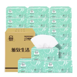 洁云 抽纸 3层100抽27包