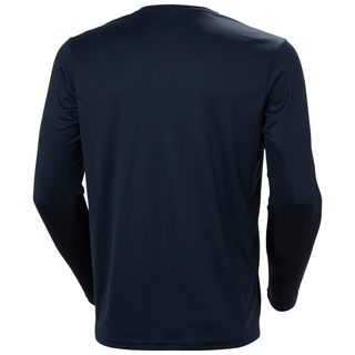 Helly-Hansen 男式 Hh Tech Crew Ls 2.0, 597 海军蓝